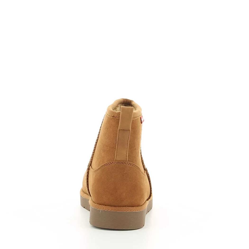 Image (3) de la chaussures Levi's - Boots Cuir naturel / Cognac en Cuir synthétique