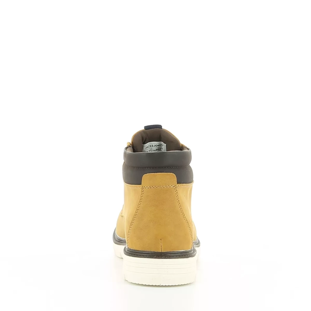 Image (3) de la chaussures Jack & Jones - Bottines Cuir naturel / Cognac en Cuir synthétique