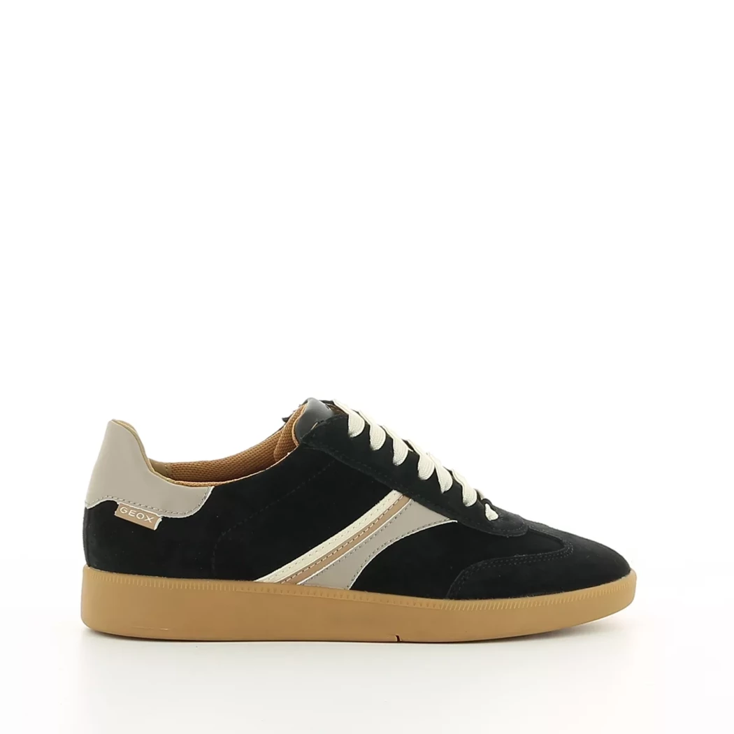 Image (2) de la chaussures Geox - Baskets Noir en Cuir nubuck