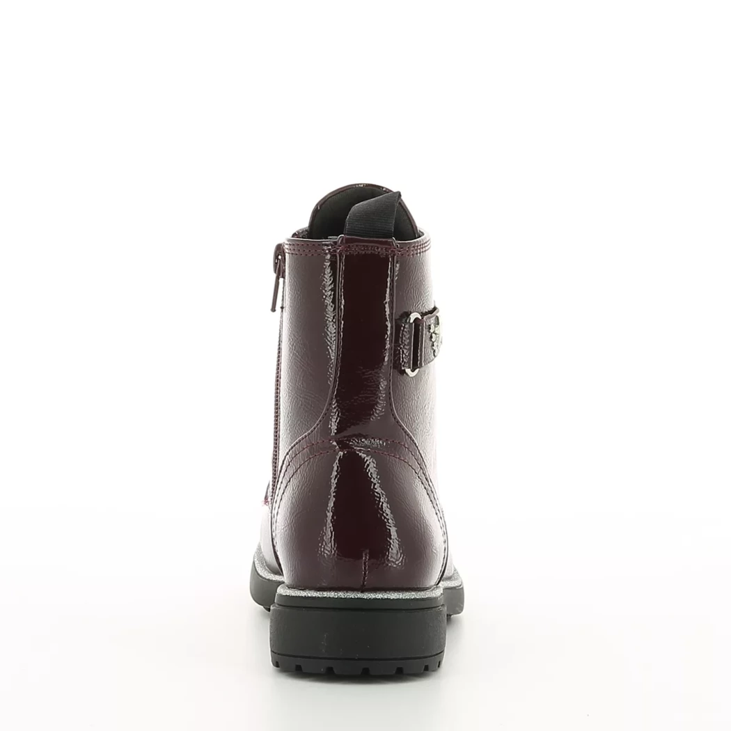 Image (3) de la chaussures Fashion Victim - Bottines Bordeaux en Cuir synthétique