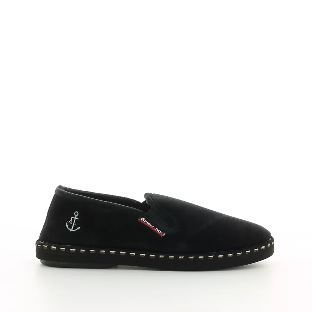 Image (2) de la chaussures Armor Lux - Pantoufles et Chaussons Noir en Textile
