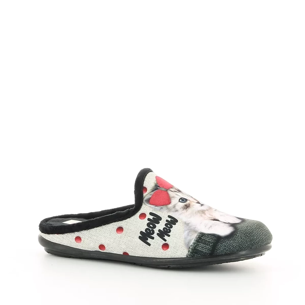 Image (1) de la chaussures OUF!... - Pantoufles et Chaussons Gris en Textile