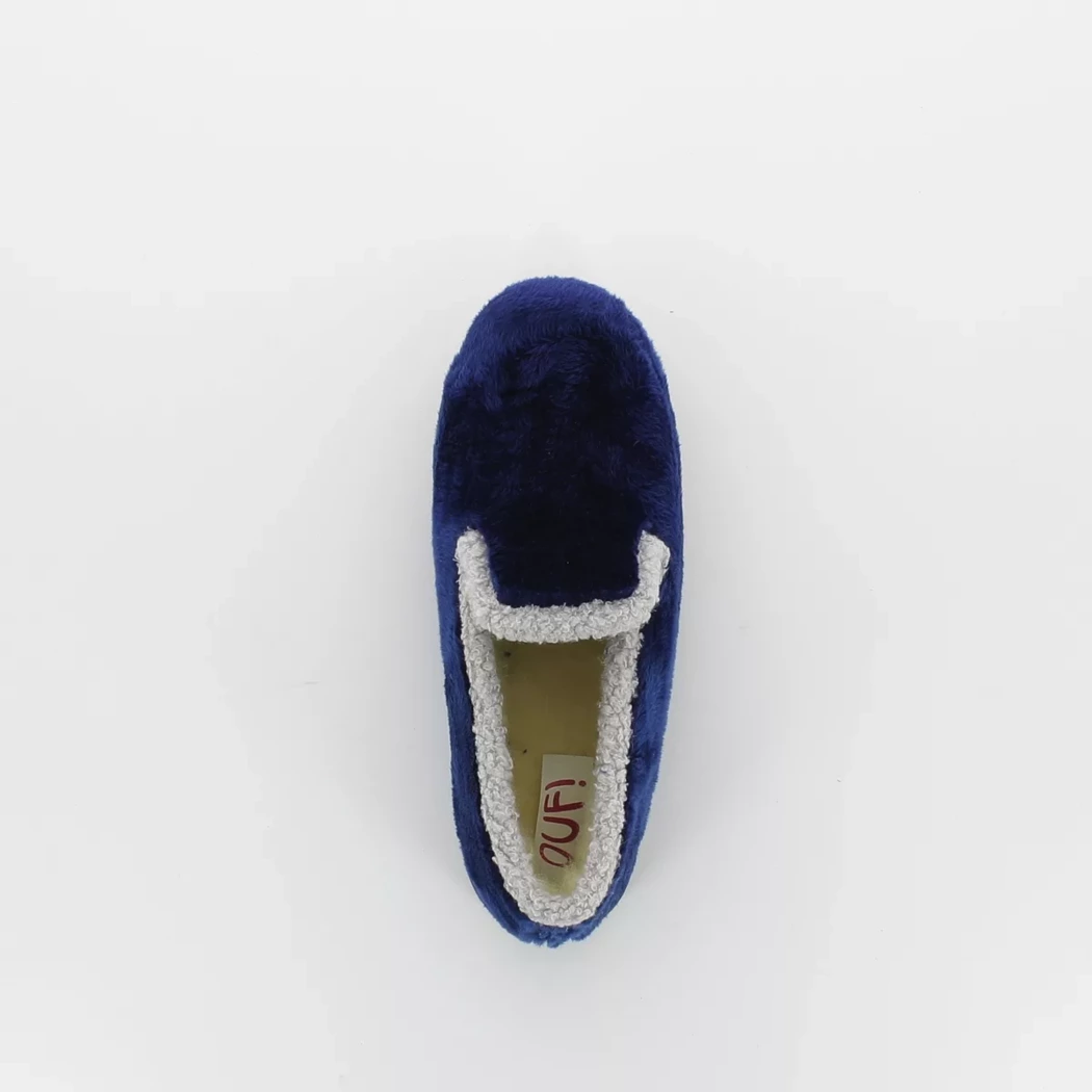 Image (6) de la chaussures OUF!... - Pantoufles et Chaussons Bleu en Textile