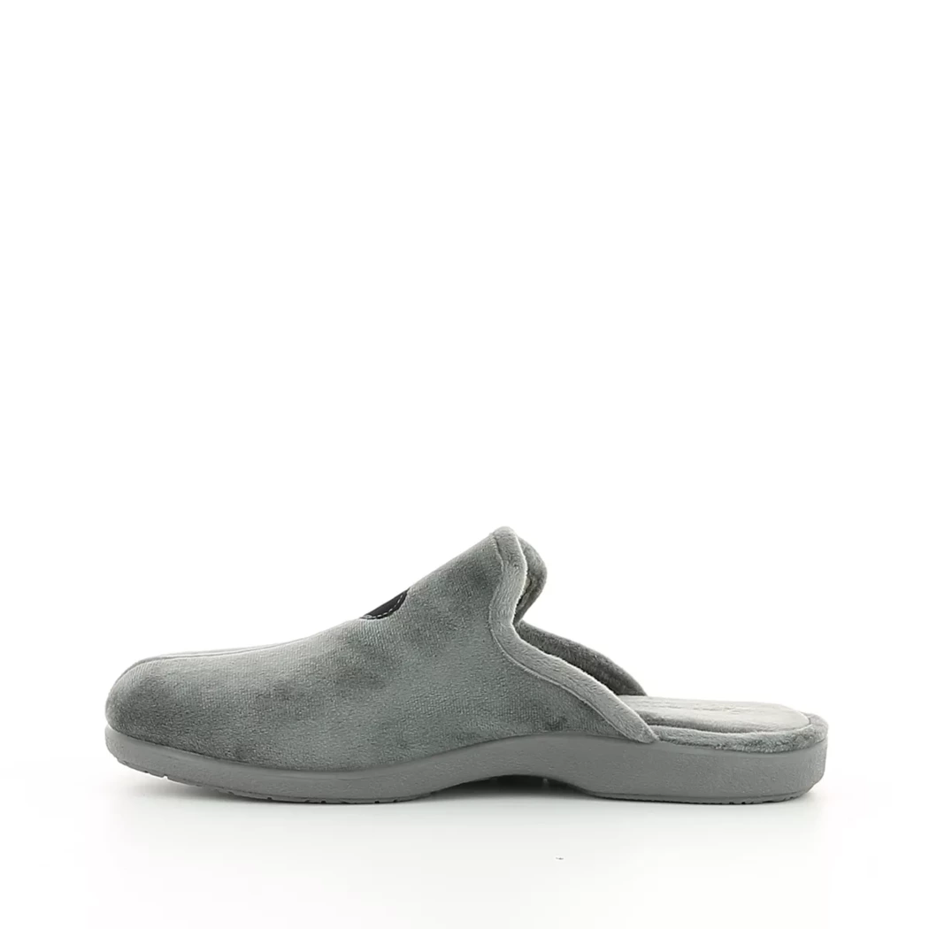 Image (4) de la chaussures Garzon - Pantoufles et Chaussons Gris en Textile