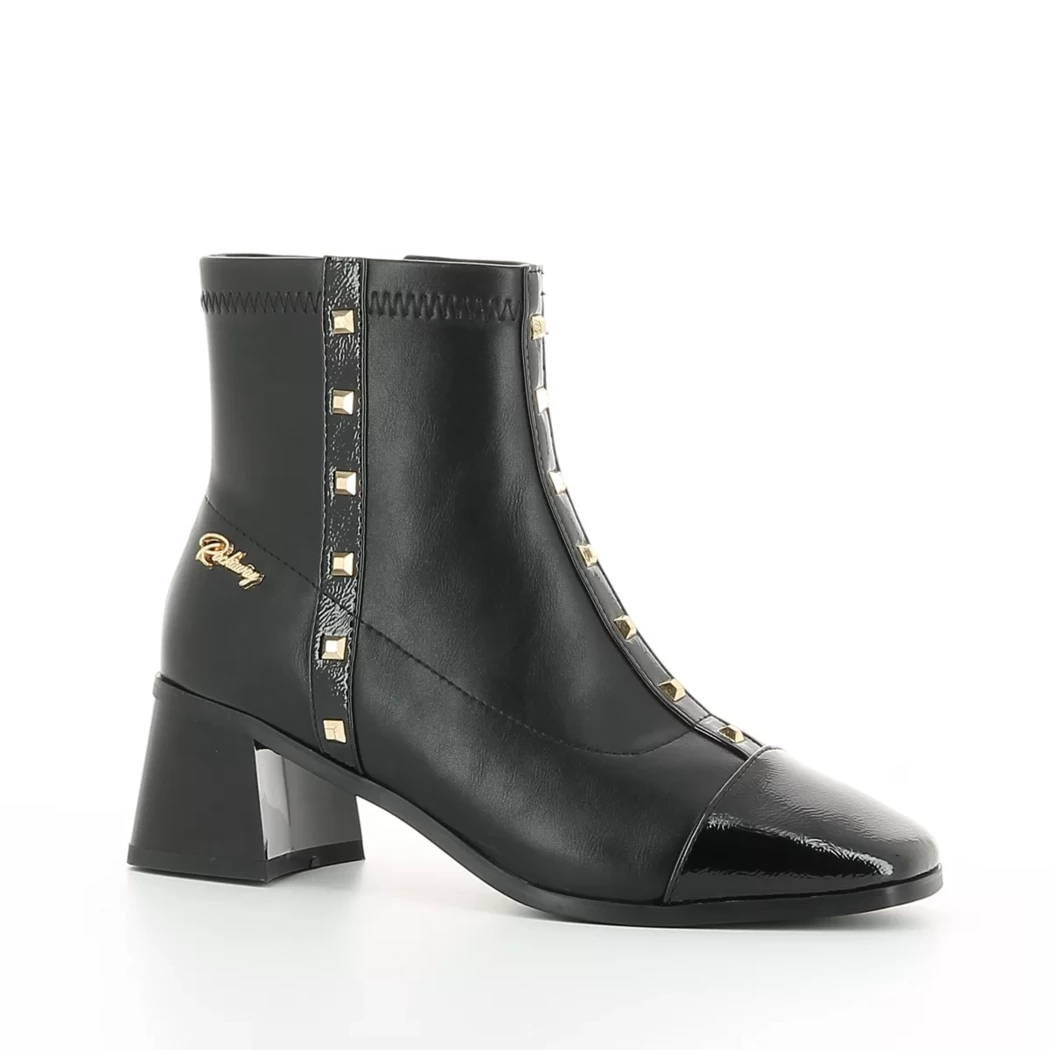 Image (1) de la chaussures Rock Away - Boots Noir en Cuir synthétique