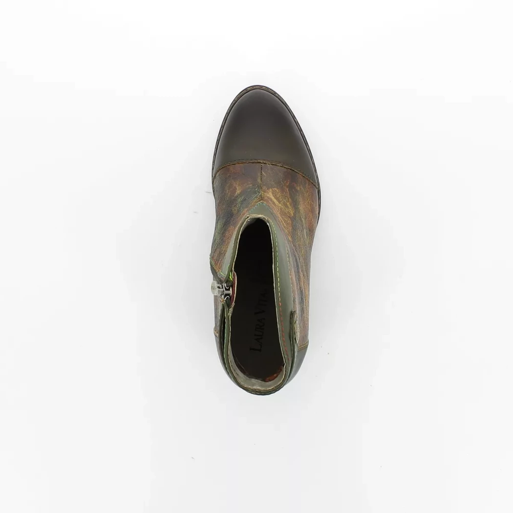 Image (6) de la chaussures Laura Vita - Boots Vert en Cuir