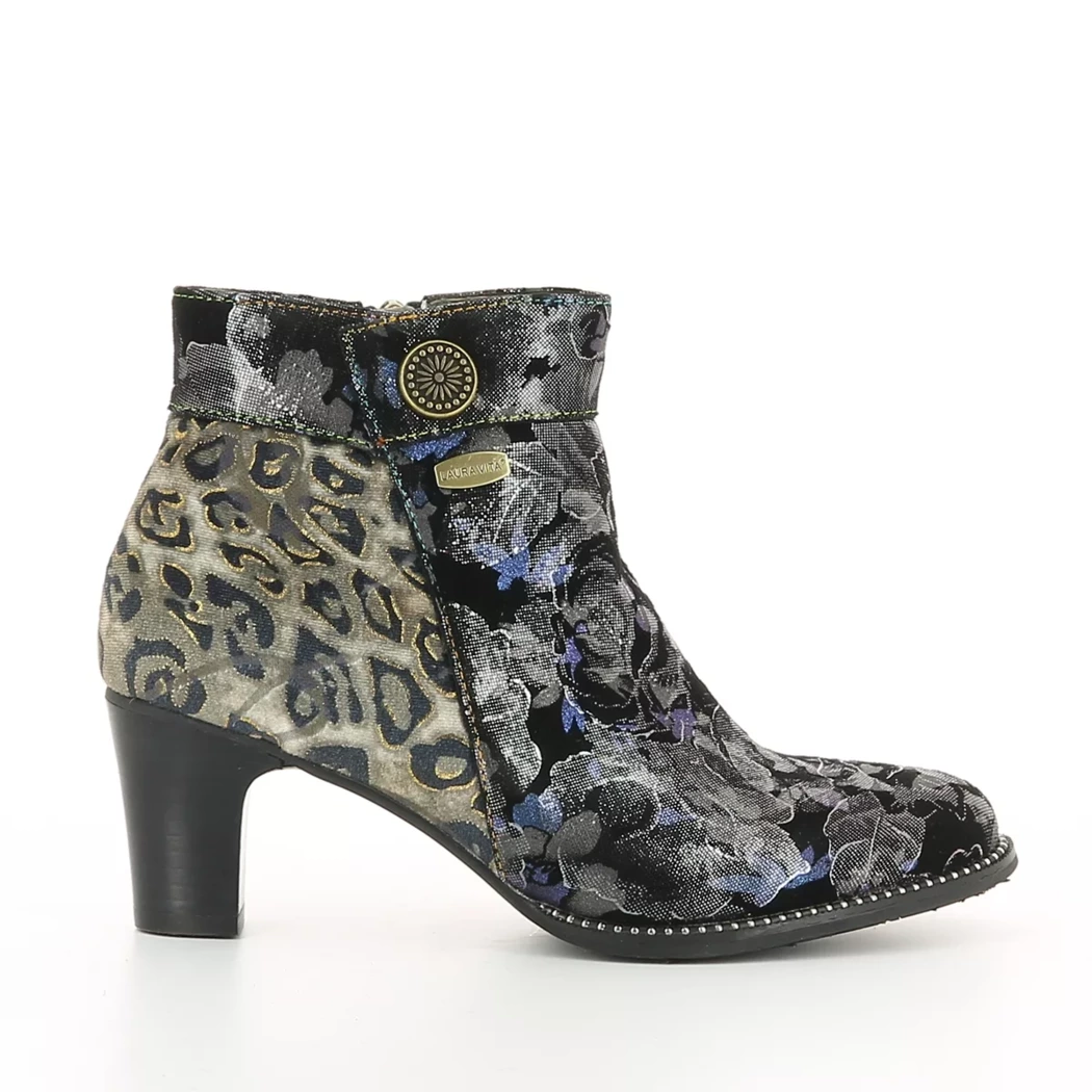 Image (2) de la chaussures Laura Vita - Boots Noir en Multi-Matières