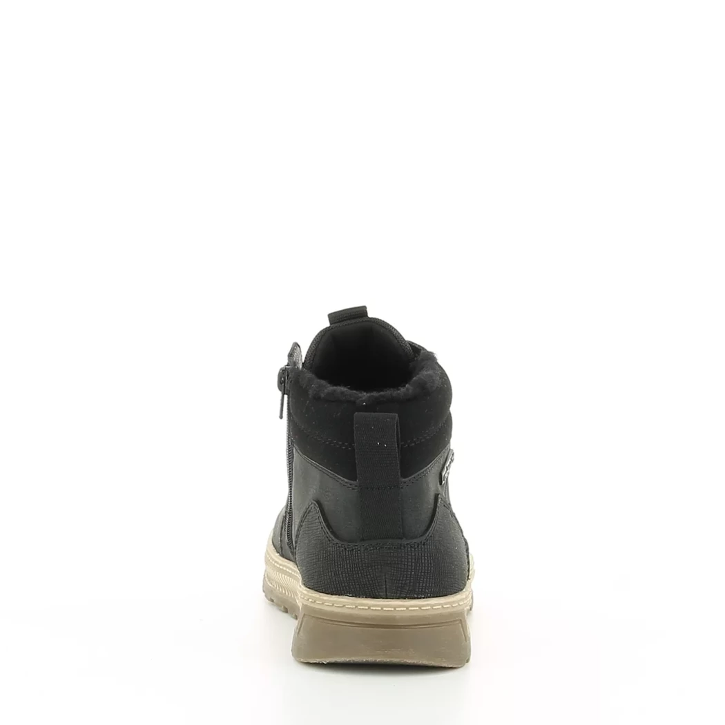 Image (3) de la chaussures Rieker - Bottines Noir en Cuir synthétique
