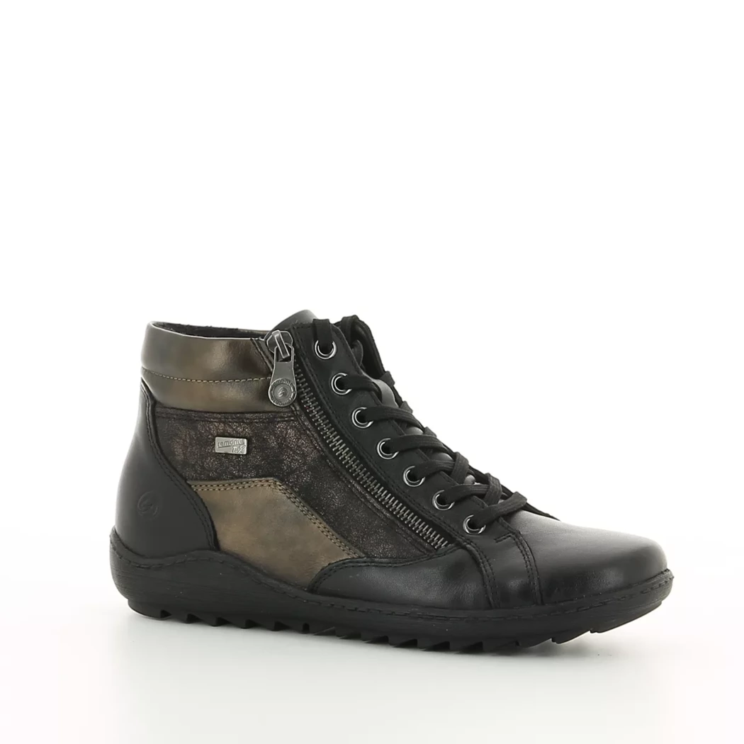 Image (1) de la chaussures Remonte - Bottines Noir en Cuir