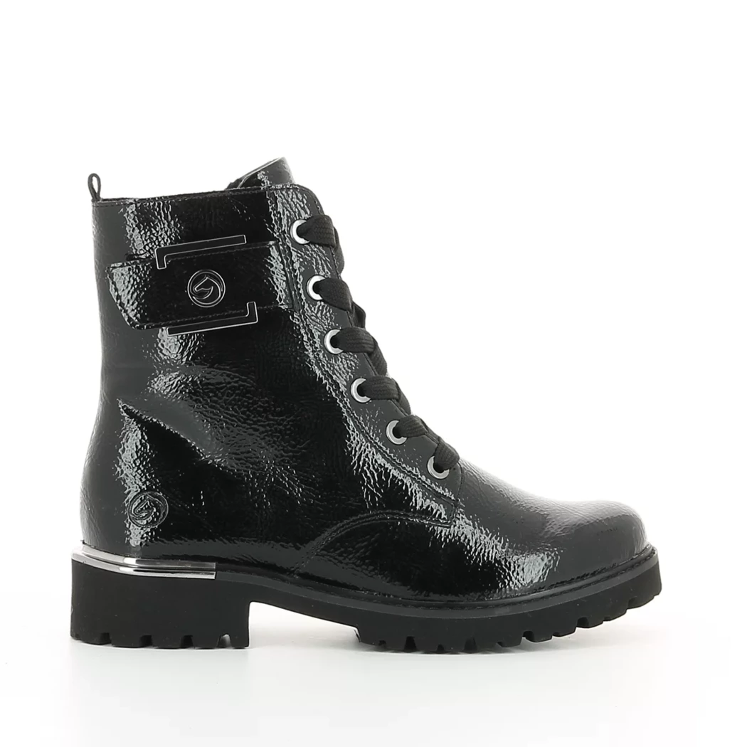 Image (2) de la chaussures Remonte - Bottines Noir en Cuir synthétique