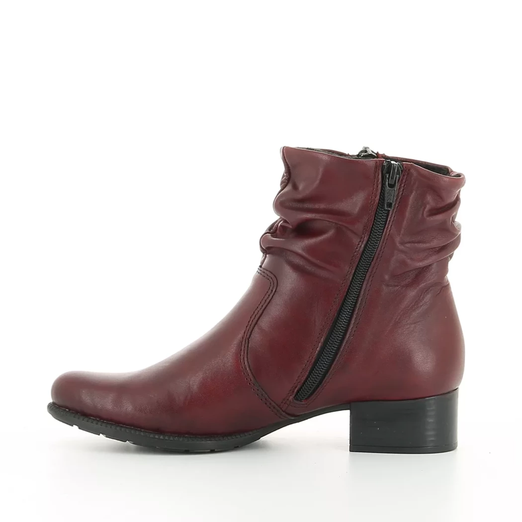 Image (4) de la chaussures Rieker - Boots Bordeaux en Cuir