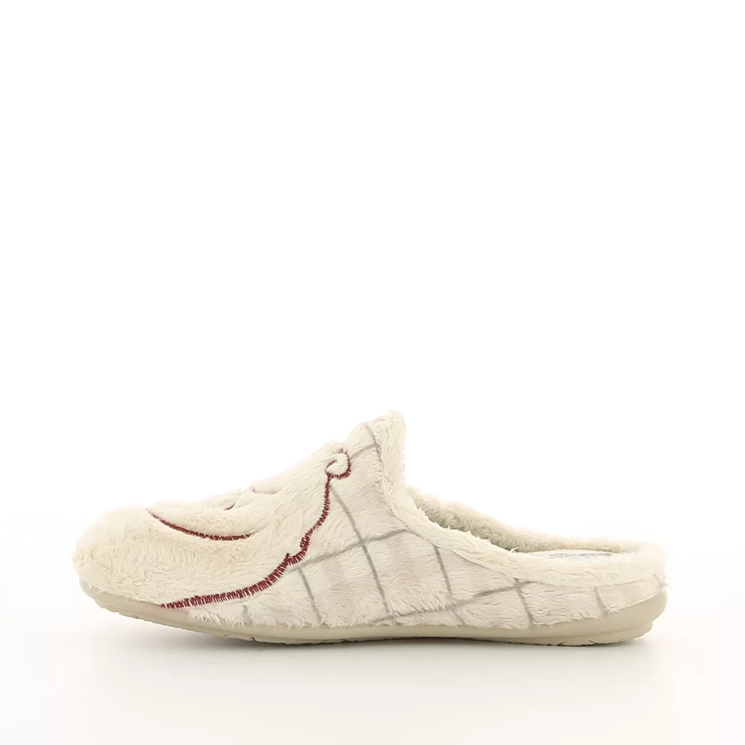 Image (4) de la chaussures Relax - Pantoufles et Chaussons Beige en Textile