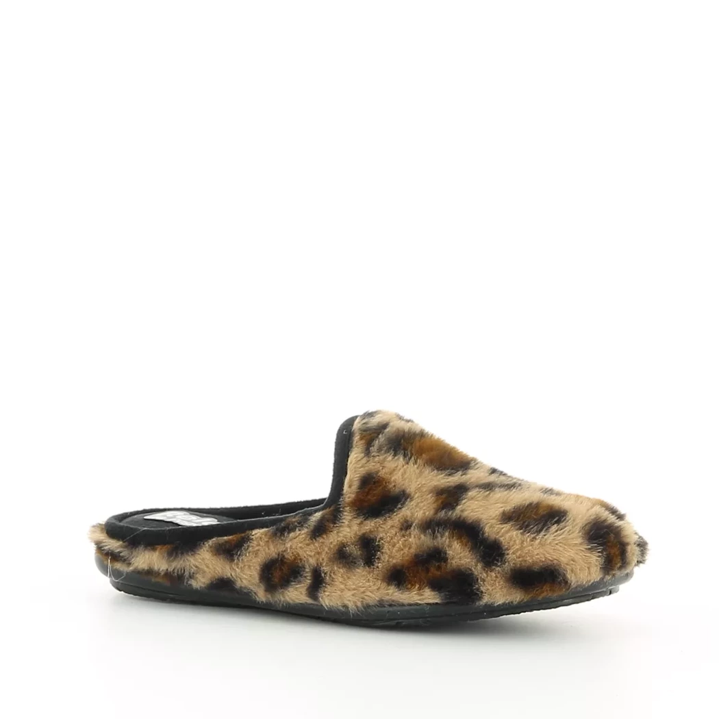 Image (1) de la chaussures Relax - Pantoufles et Chaussons Marron en Textile