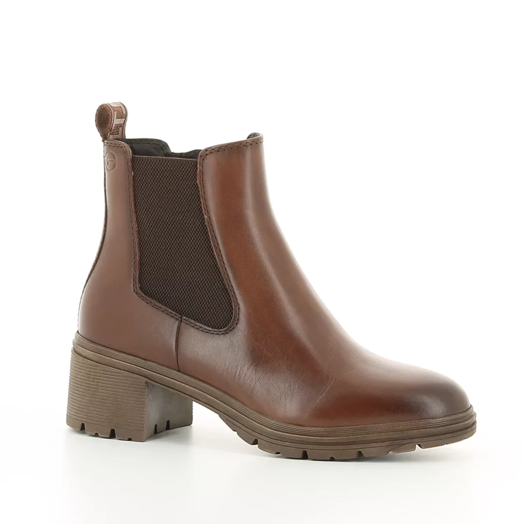 Image (1) de la chaussures Tamaris - Boots Cuir naturel / Cognac en Cuir