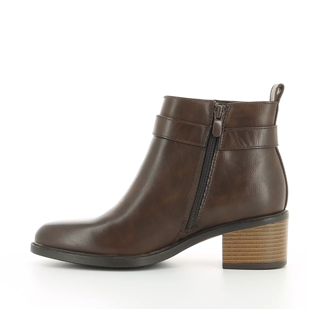 Image (4) de la chaussures Smart Standard - Boots Marron en Cuir synthétique