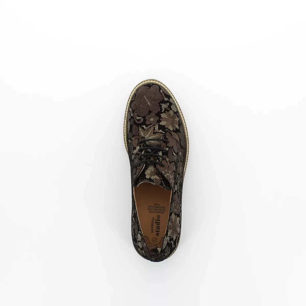 Image (6) de la chaussures Diabolo Studio - Chaussures à lacets Marron en Cuir