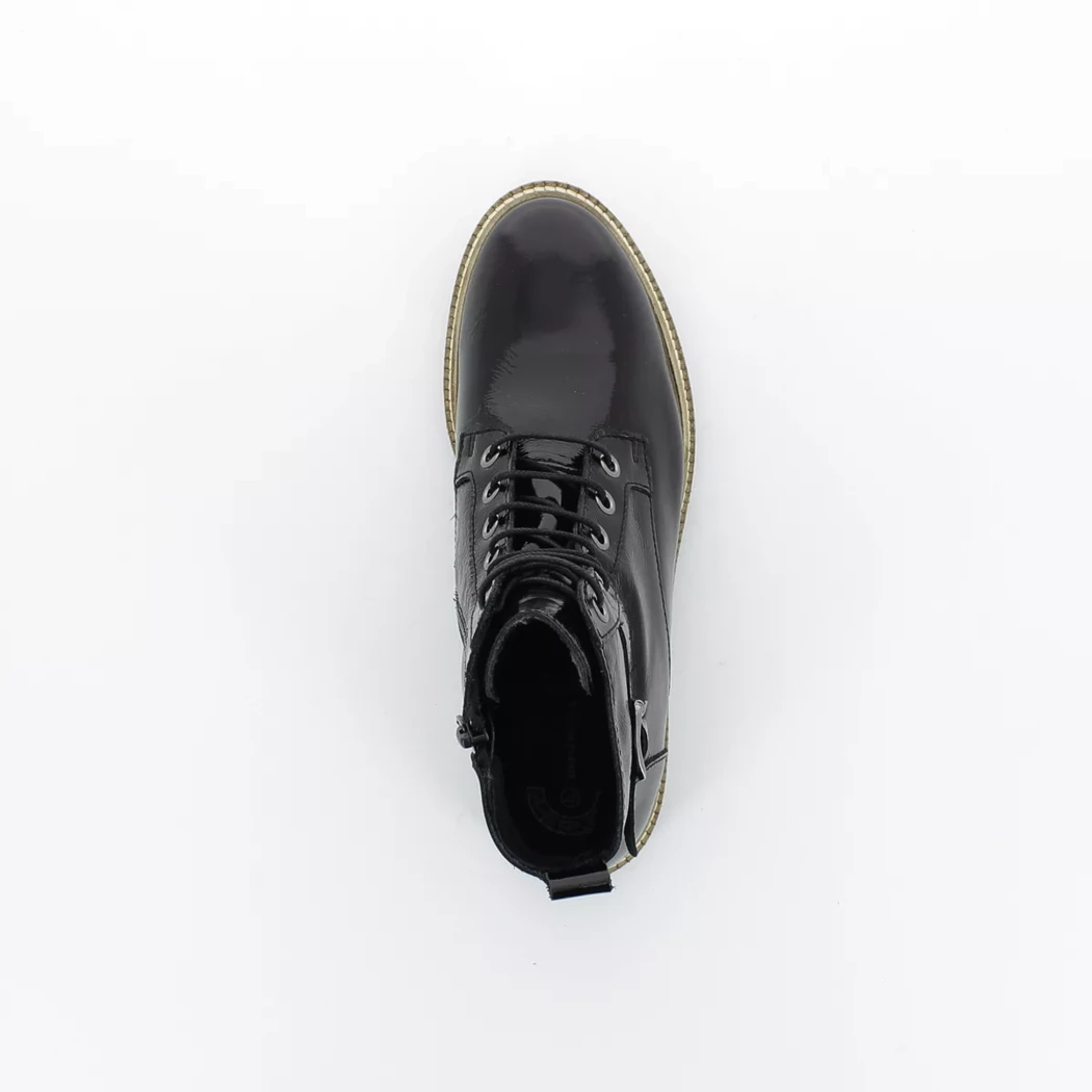Image (6) de la chaussures Simplement B - Bottines Noir en Cuir vernis