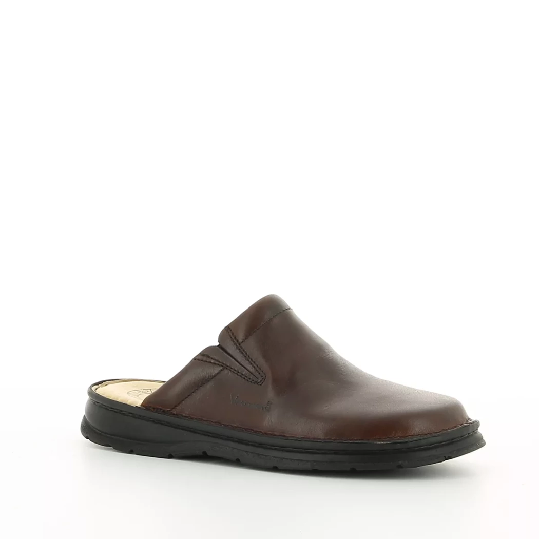 Image (1) de la chaussures Valmonte - Pantoufles et Chaussons Marron en Cuir