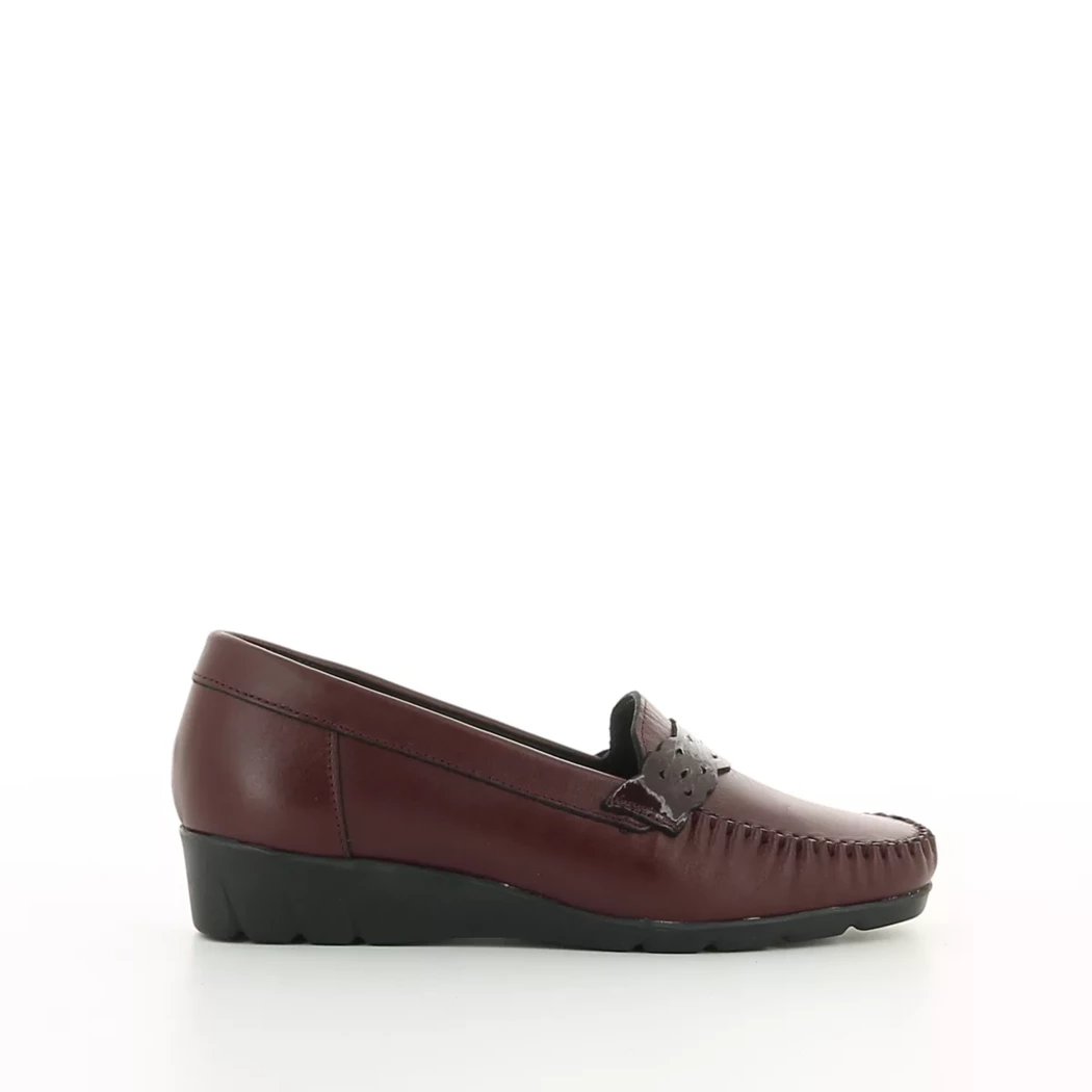 Image (2) de la chaussures Kiarflex - Mocassins Bordeaux en Cuir