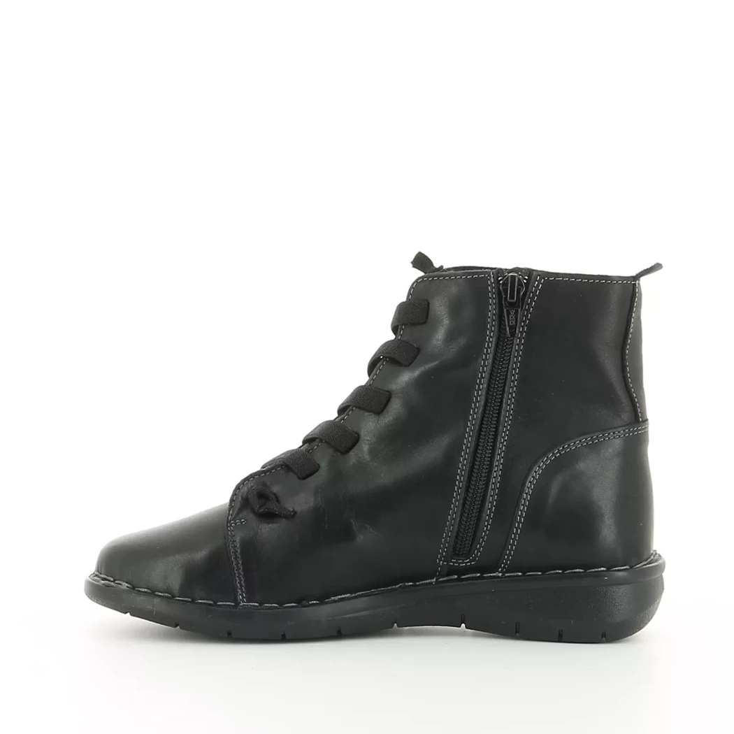 Image (4) de la chaussures Diabolo Studio - Bottines Noir en Cuir