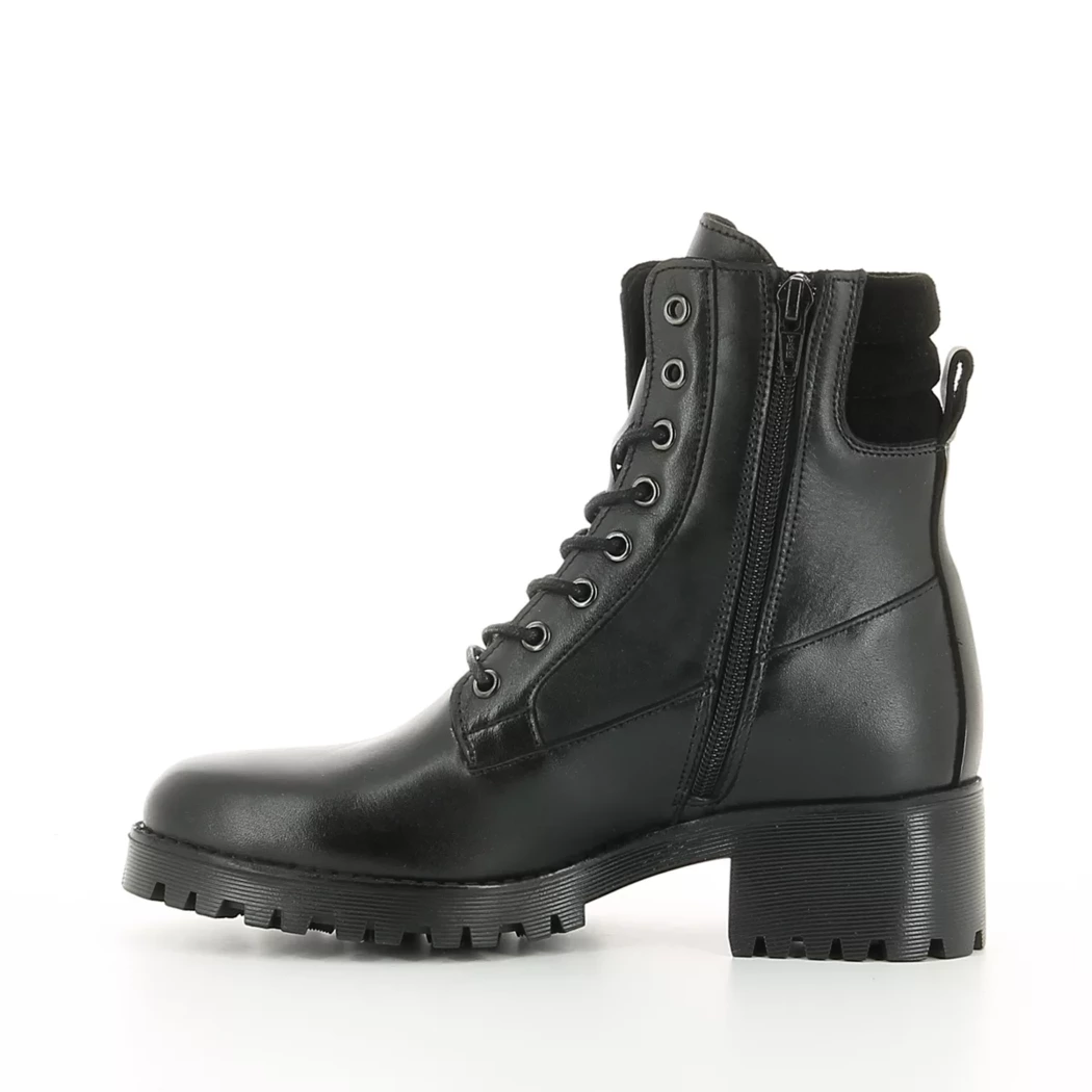 Image (4) de la chaussures Miss Boho - Bottines Noir en Cuir