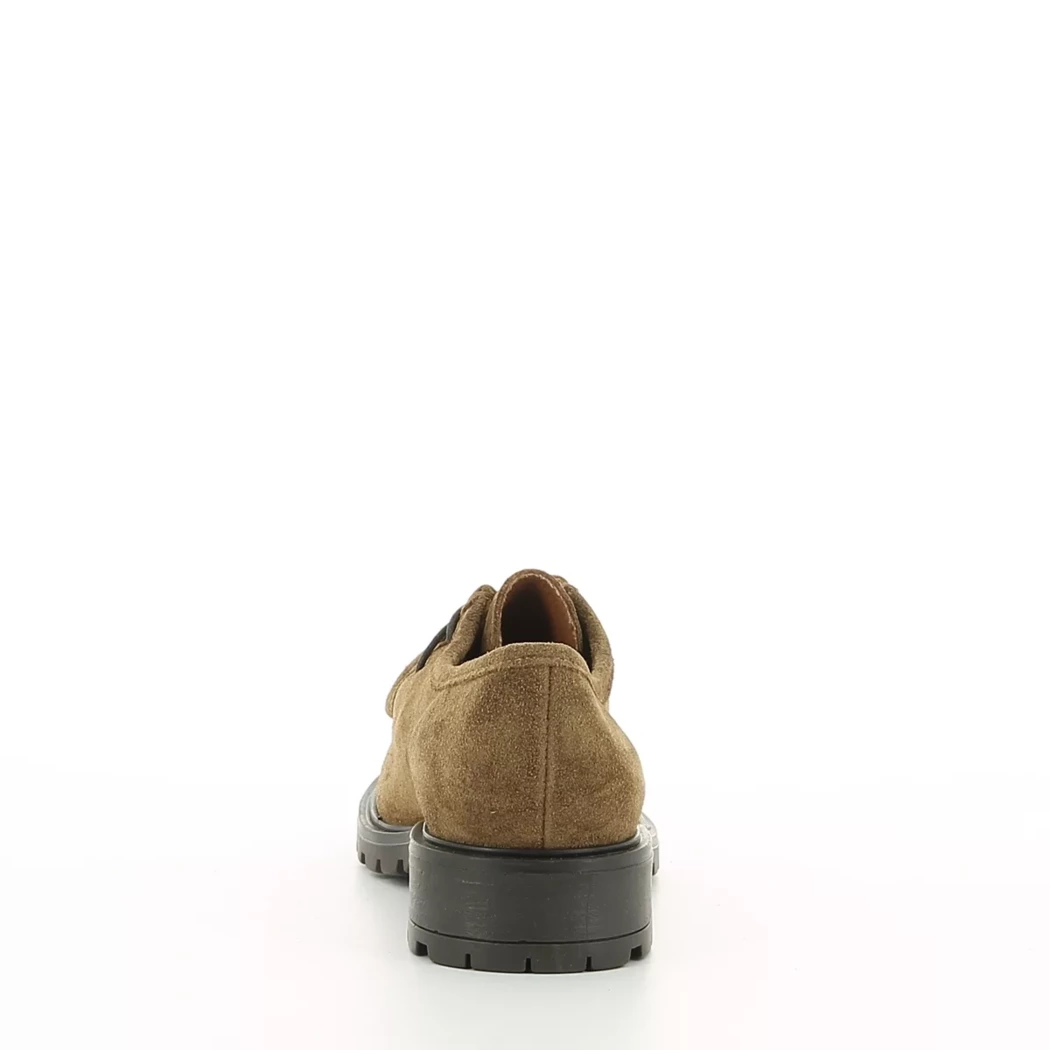 Image (3) de la chaussures Miss Boho - Chaussures à lacets Taupe en Cuir nubuck