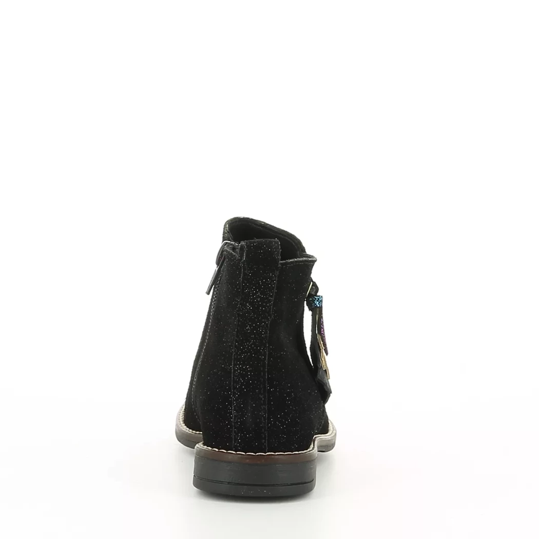 Image (3) de la chaussures Les Fees de Bengale - Boots Noir en Cuir nubuck