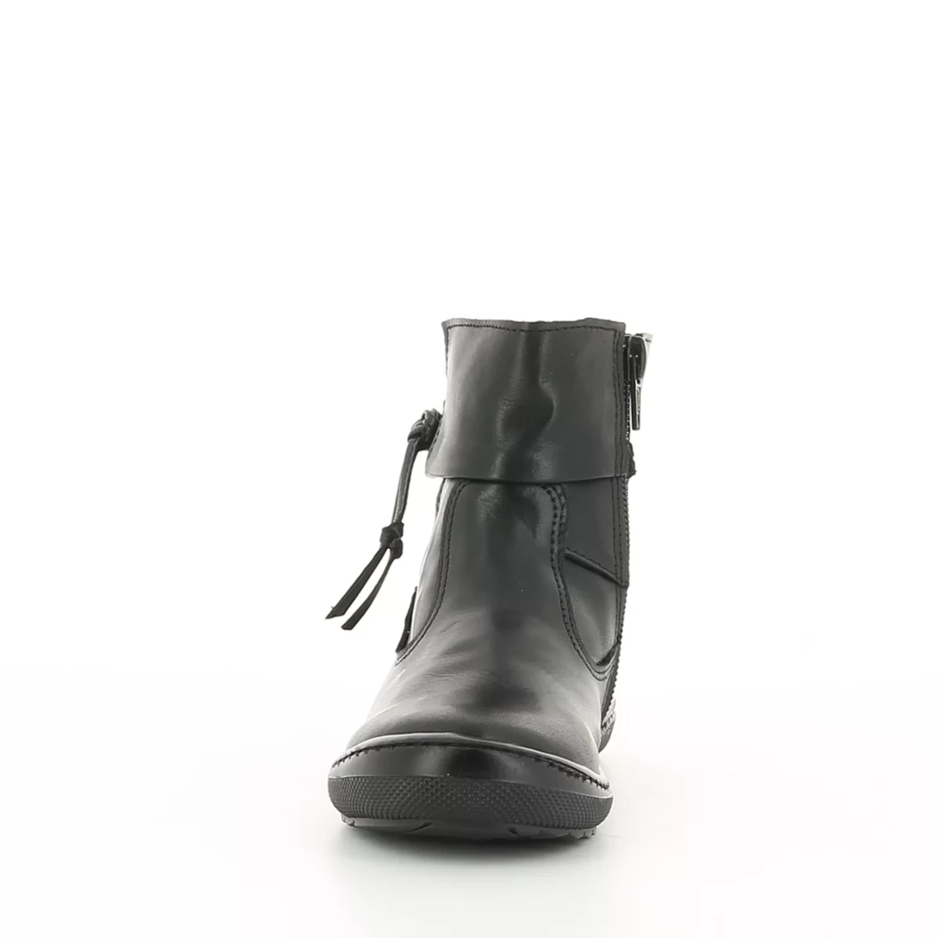 Image (5) de la chaussures Les Fees de Bengale - Boots Noir en Cuir