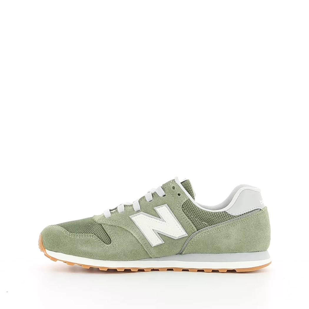 Image (4) de la chaussures New Balance - Baskets Vert en Cuir nubuck