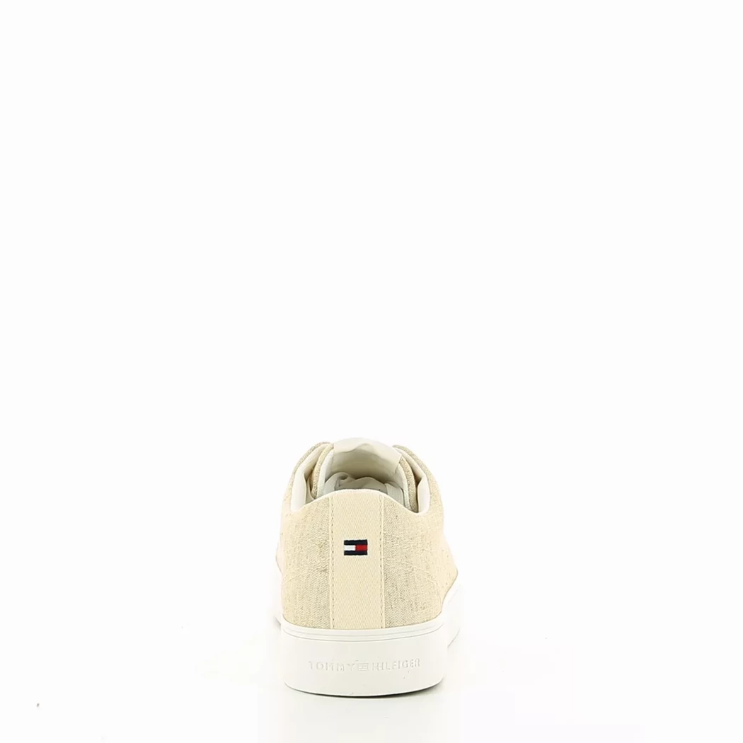 Image (3) de la chaussures Tommy Hilfiger - Baskets Beige en Textile
