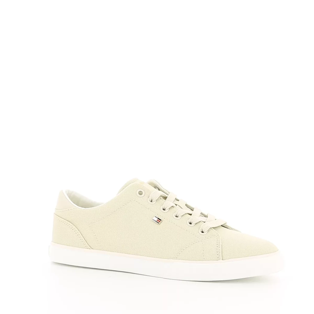Image (1) de la chaussures Tommy Hilfiger - Baskets Beige en Textile