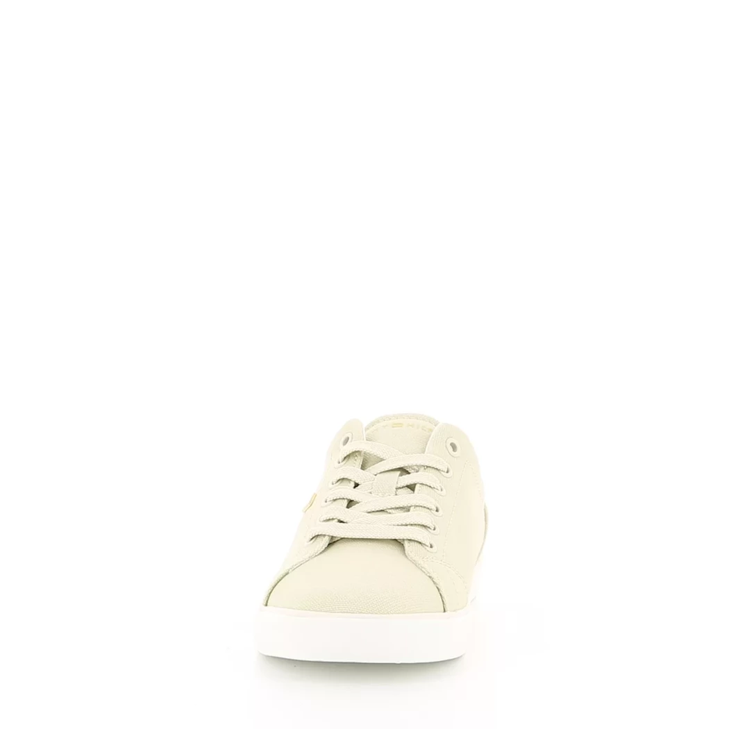 Image (5) de la chaussures Tommy Hilfiger - Baskets Beige en Textile