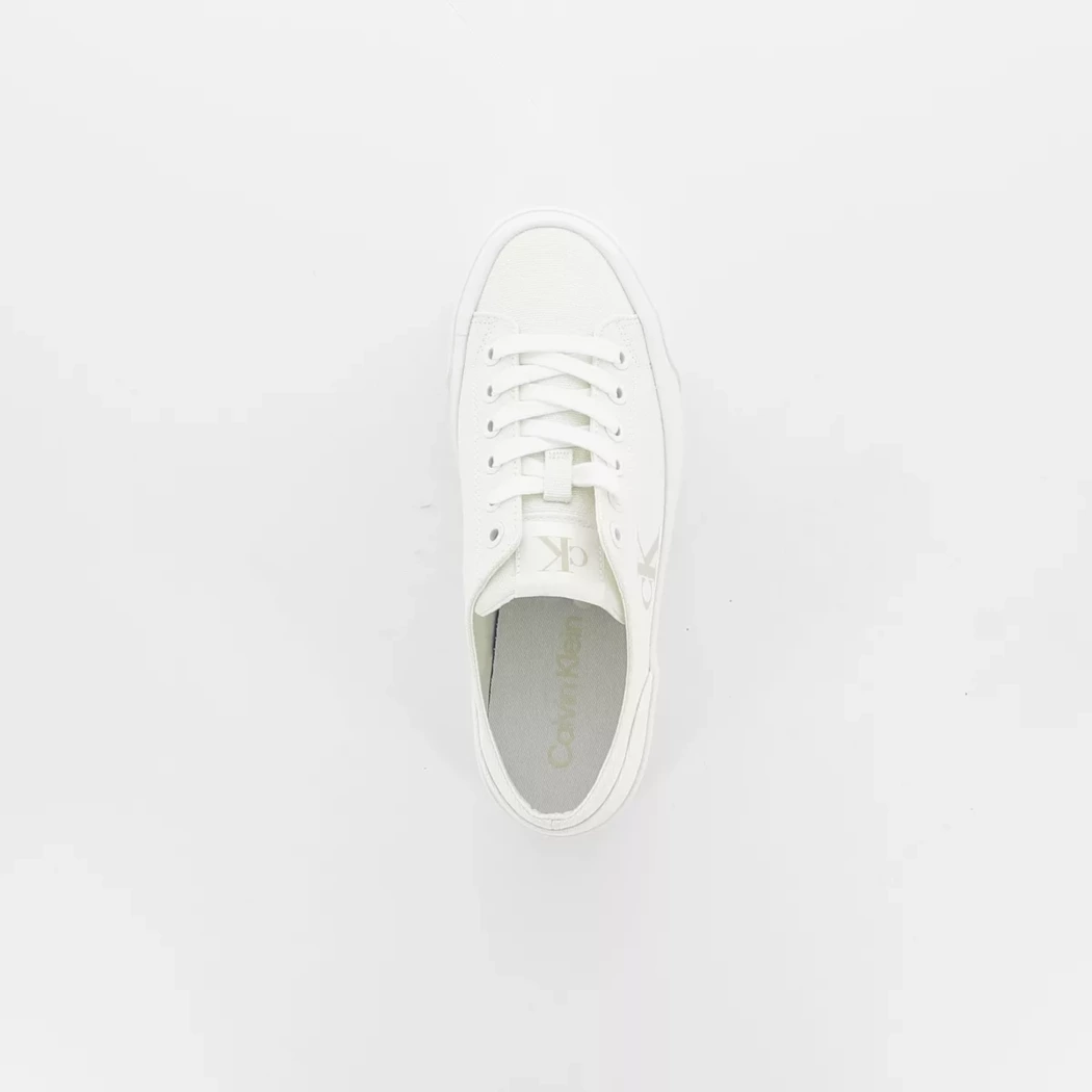 Image (6) de la chaussures Calvin Klein - Baskets Blanc en Textile