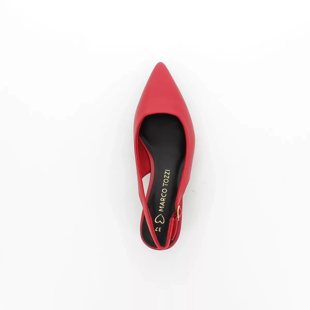 Image (6) de la chaussures Marco Tozzi - Escarpins Rouge en Cuir synthétique