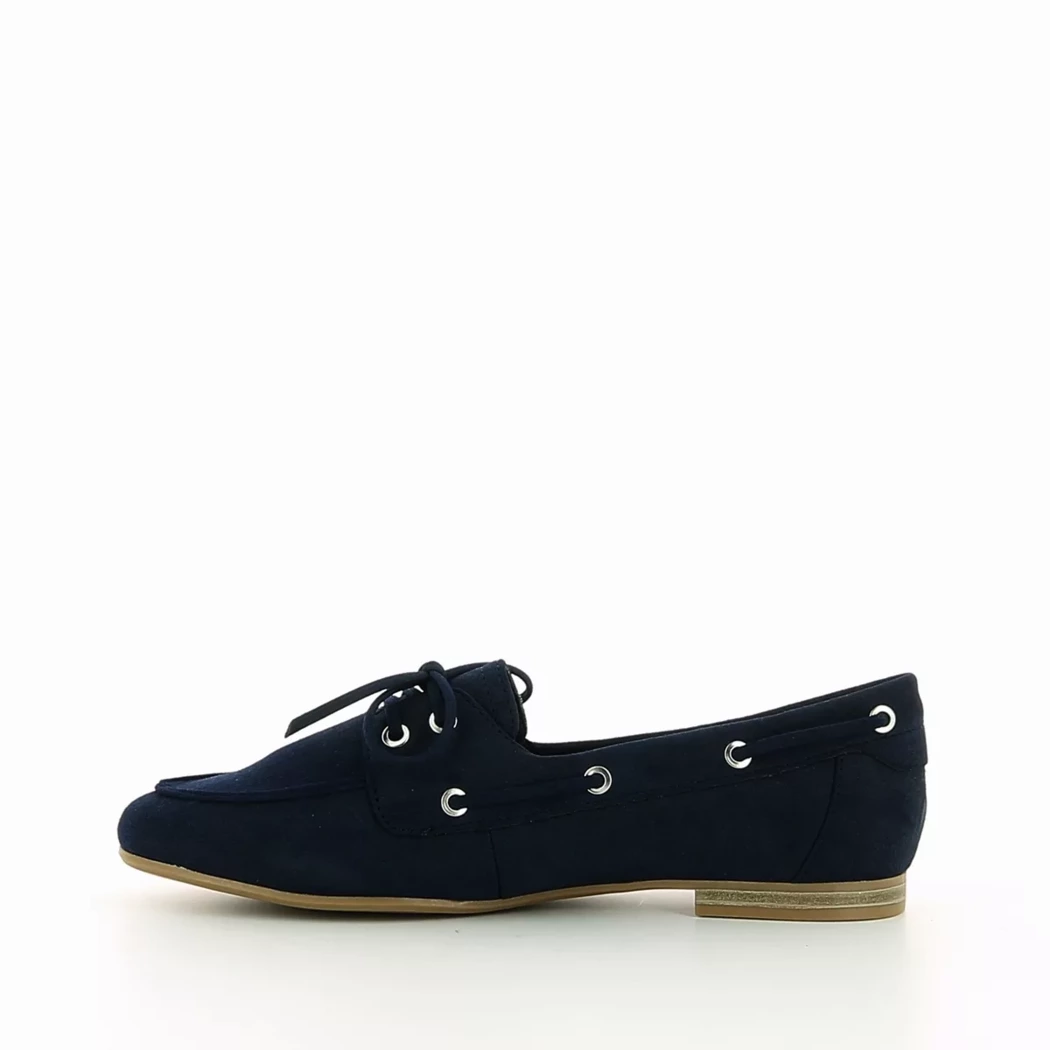 Image (4) de la chaussures Marco Tozzi - Mocassins Bleu en Cuir synthétique