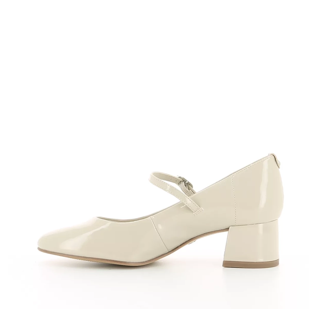 Image (4) de la chaussures Tamaris - Escarpins Beige en Cuir vernis