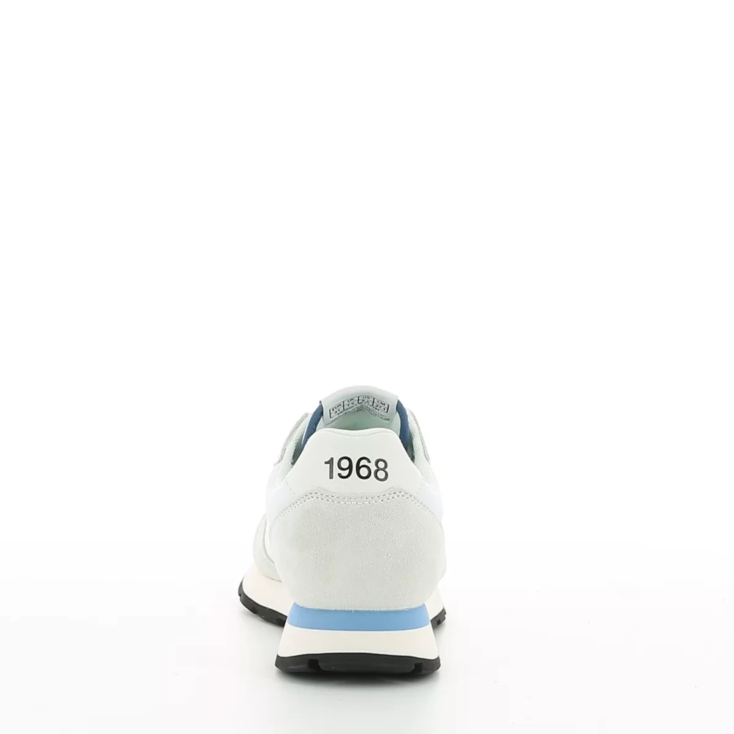 Image (3) de la chaussures Sun68 - Baskets Blanc en Cuir nubuck