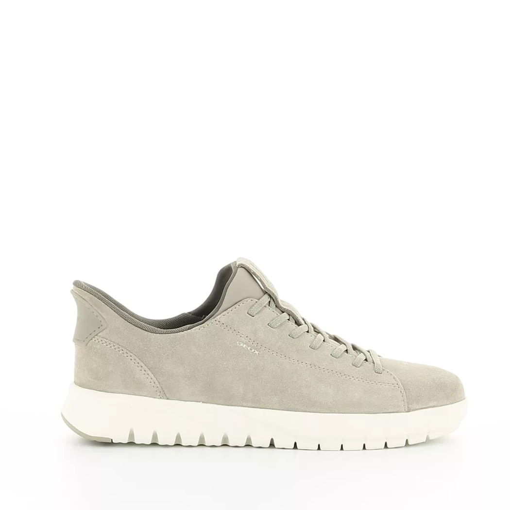 Image (2) de la chaussures Geox - Baskets Taupe en Cuir nubuck
