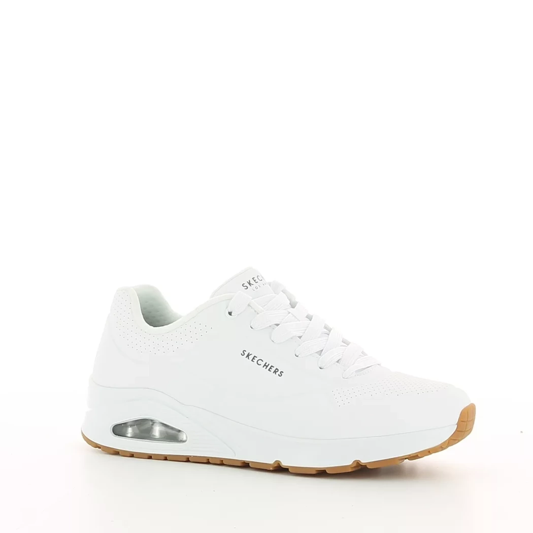 Image (1) de la chaussures Skechers - Baskets Blanc en Cuir synthétique