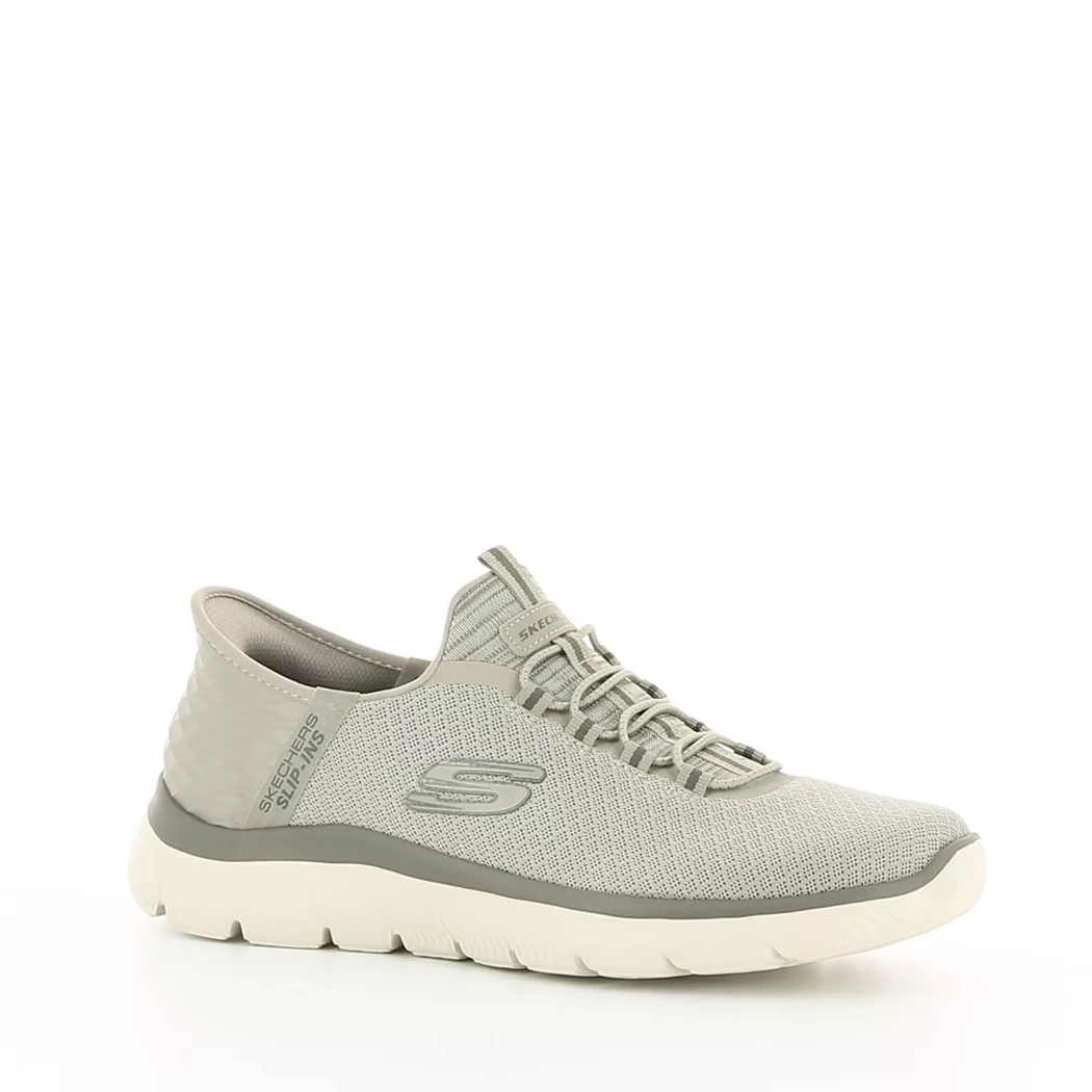 Image (1) de la chaussures Skechers - Baskets Taupe en Textile