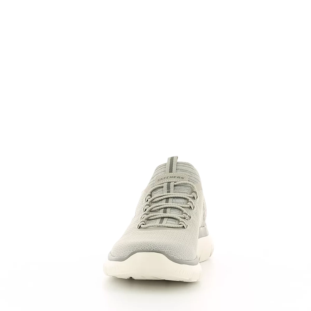 Image (5) de la chaussures Skechers - Baskets Taupe en Textile