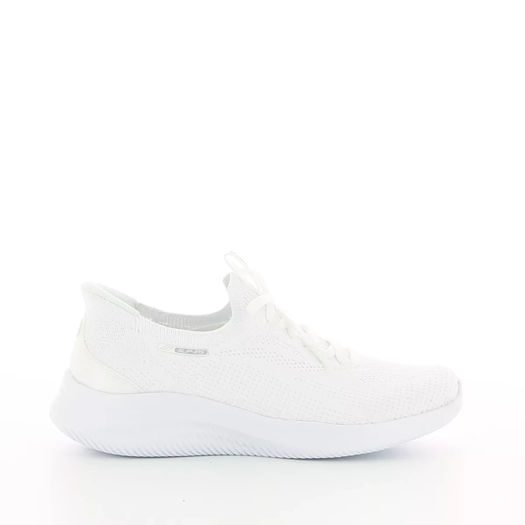Image (2) de la chaussures Skechers - Baskets Blanc en Textile