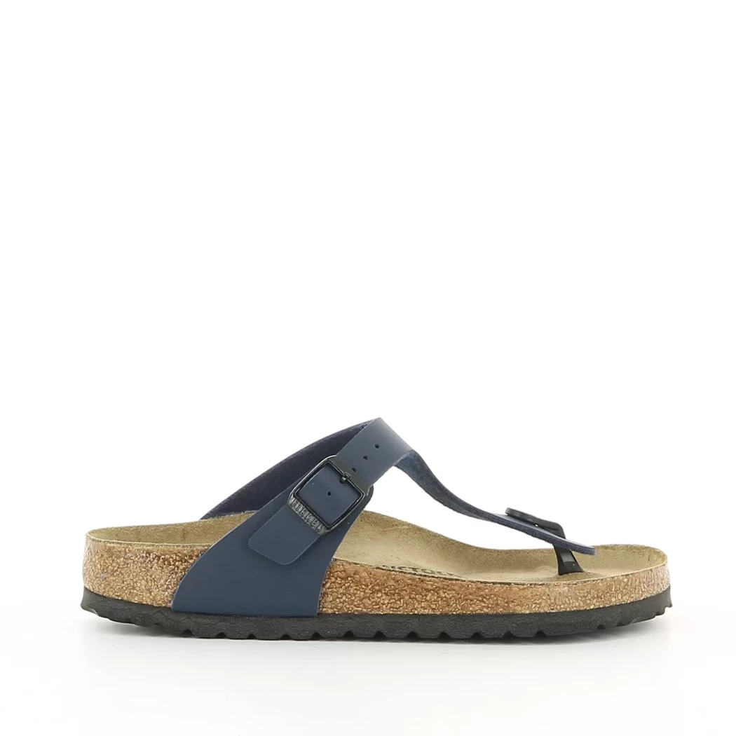 Image (2) de la chaussures Birkenstock - Mules et Sabots Bleu en Cuir synthétique