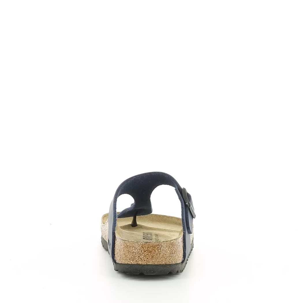 Image (3) de la chaussures Birkenstock - Mules et Sabots Bleu en Cuir synthétique