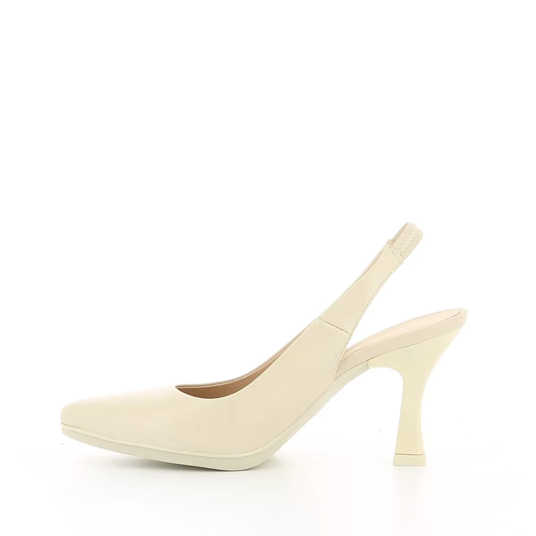 Image (4) de la chaussures Desiree - Escarpins Beige en Cuir