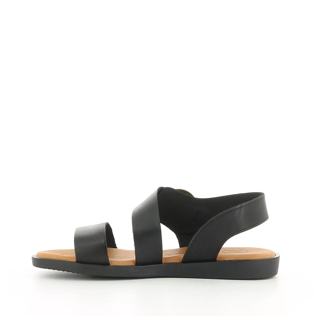 Image (4) de la chaussures Hee - Sandales et Nu-Pieds Noir en Cuir