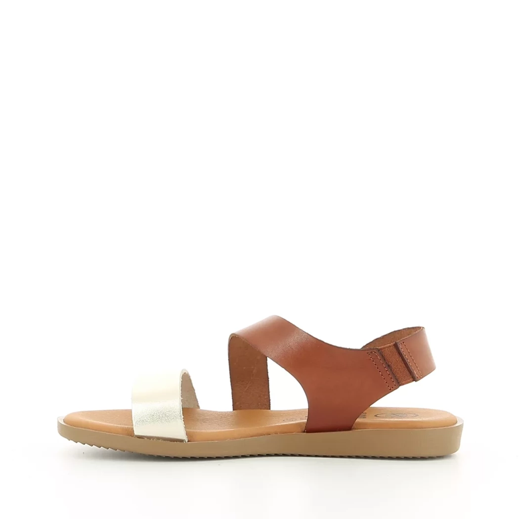 Image (4) de la chaussures Hee - Sandales et Nu-Pieds Marron en Cuir