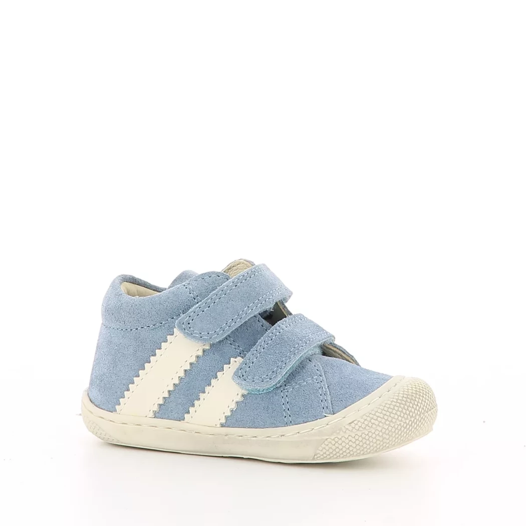 Image (1) de la chaussures Naturino - Bottines Bleu en Cuir nubuck