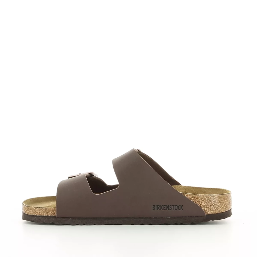 Image (4) de la chaussures Birkenstock - Mules et Sabots Marron en Cuir synthétique