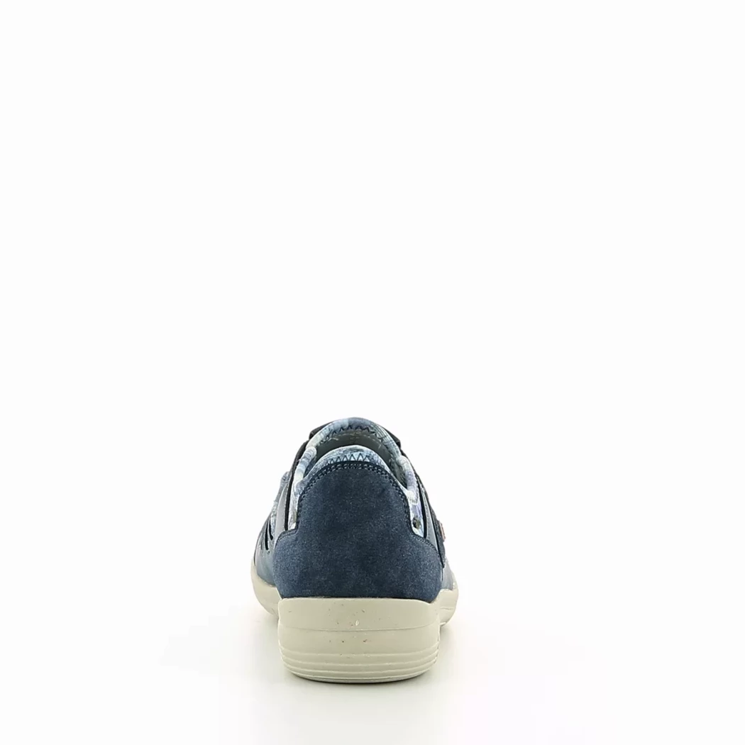 Image (3) de la chaussures Relife - Baskets Bleu en Cuir synthétique